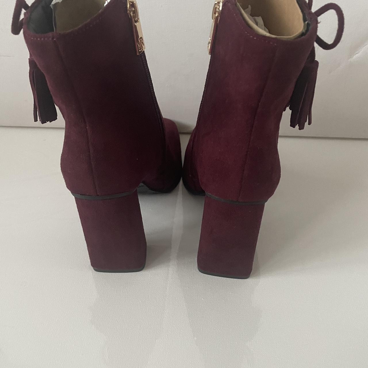 River island clearance burgundy boots