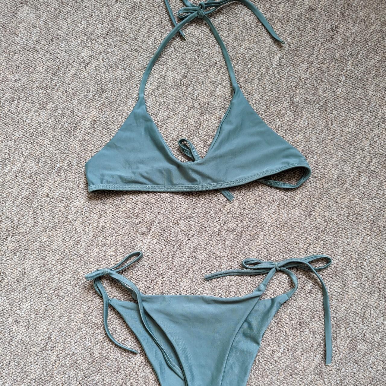 Women's Green Bikinis-and-tankini-sets | Depop