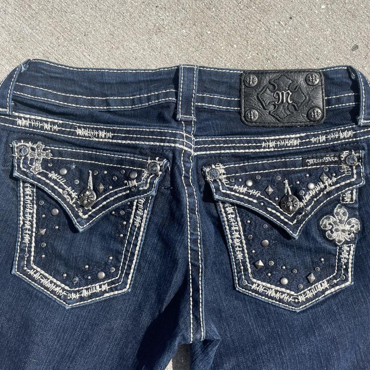 Miss Me Vintage Straight Jeans size 26 great... - Depop