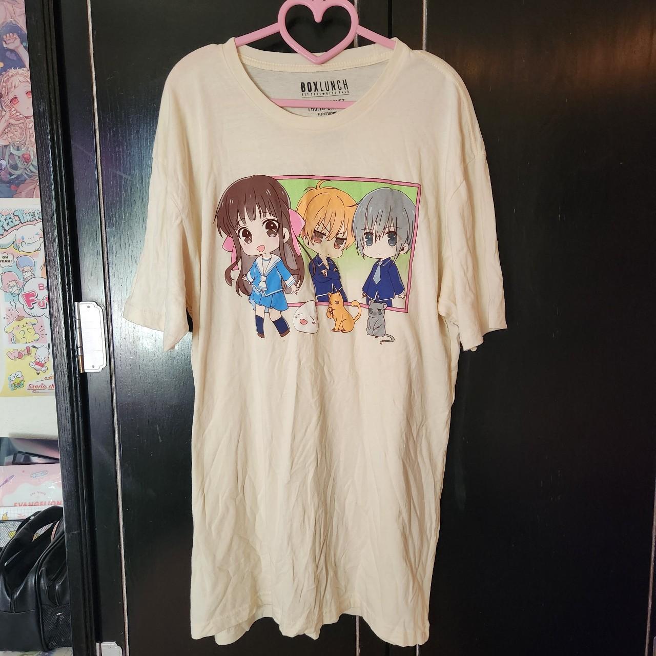 A simple cute fruits basket shirt featuring Tohru,... Depop