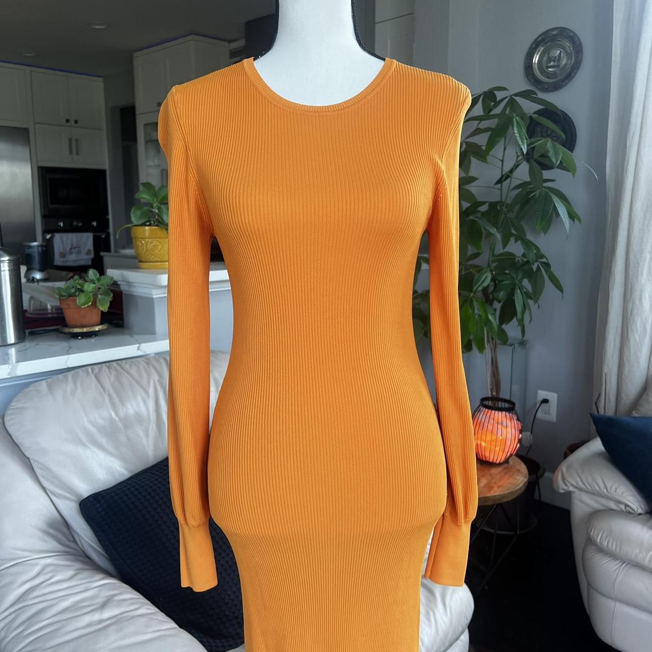 Zara maxi knitted dress long sleeve super cute Depop