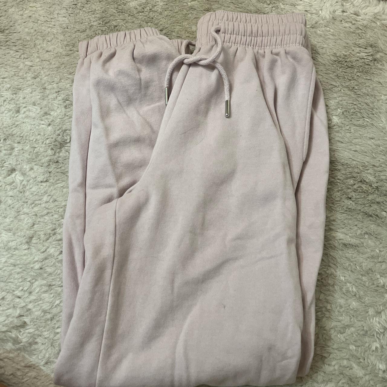 Purple high waisted sweat pants from H&M NEED... - Depop