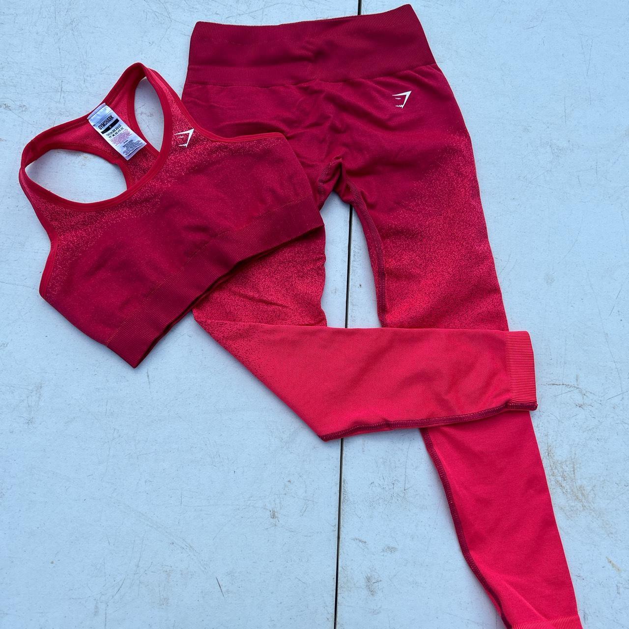 Pink ombré Gymshark set - Depop