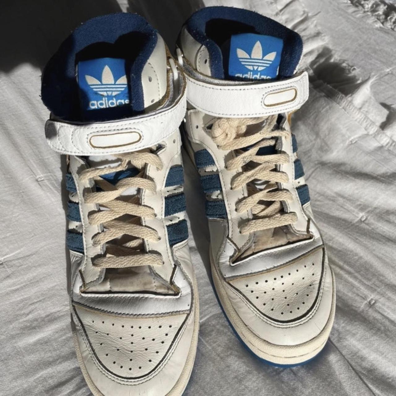 adidas hu white blue