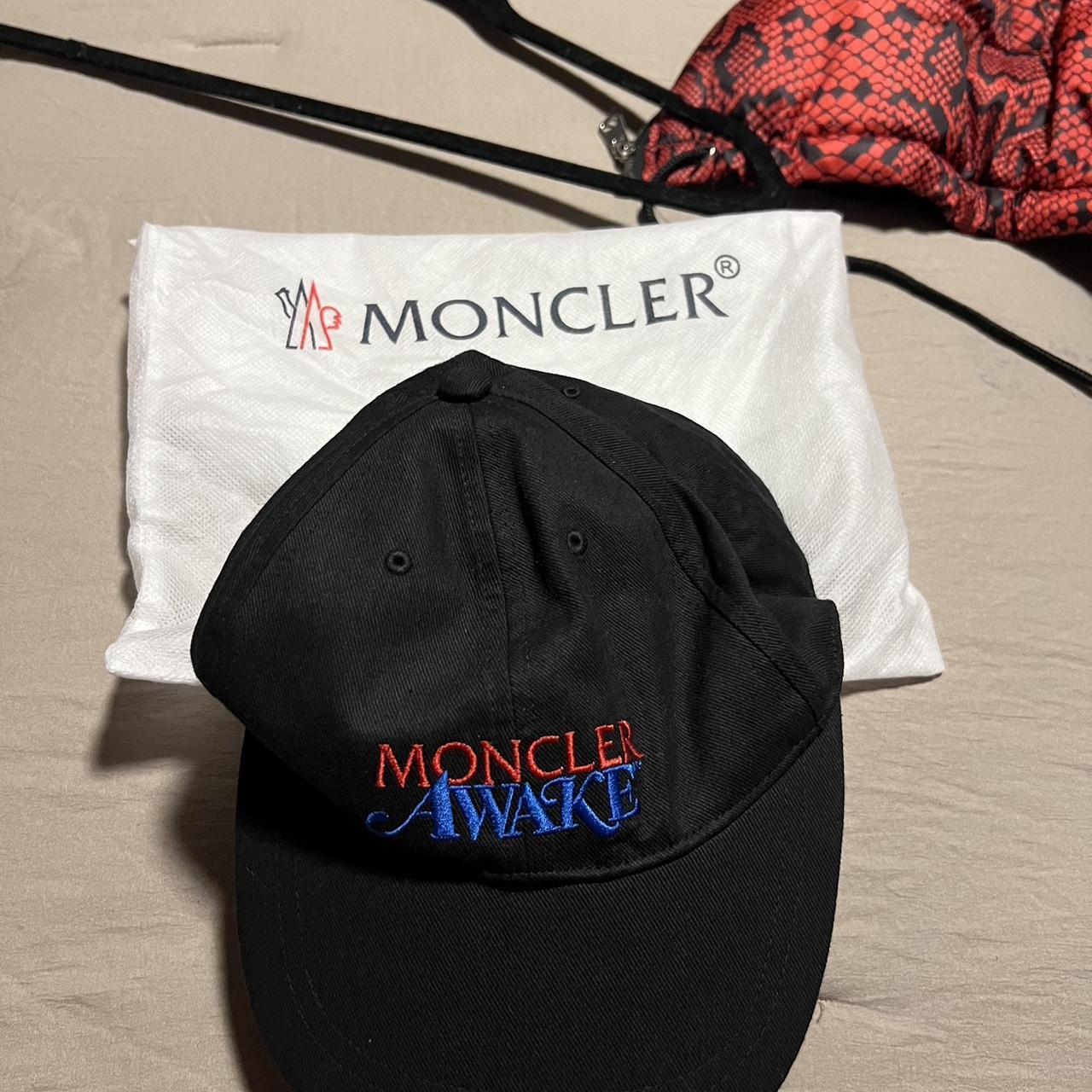 Moncler x awake collab hat. Never worn. Comes with... - Depop