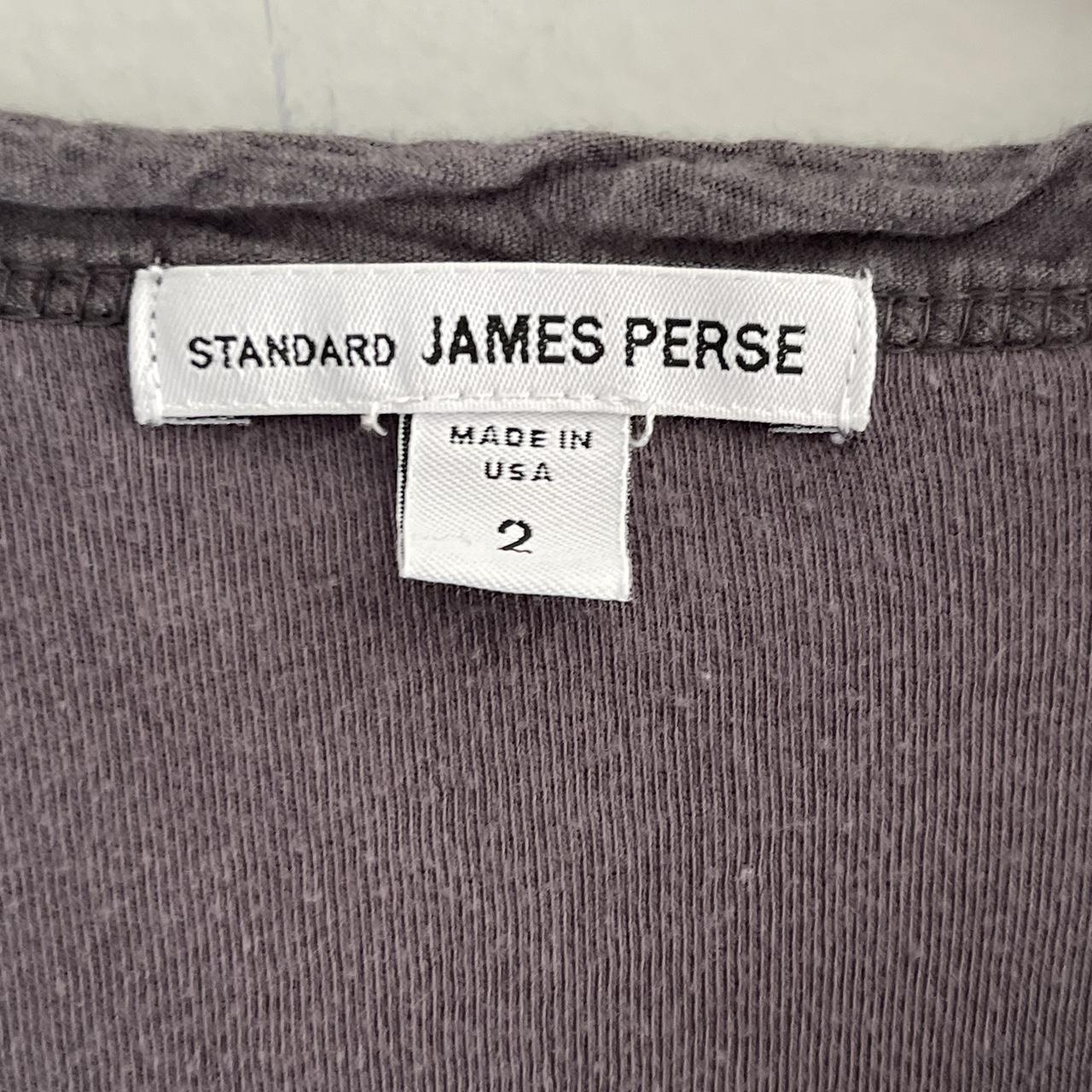 Women’s grey standard James perse ruched dress size... - Depop