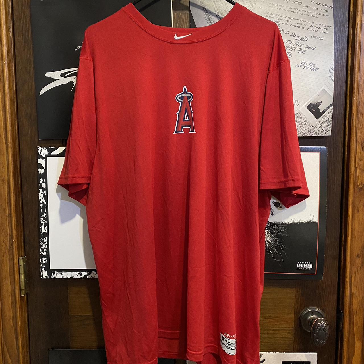Atlanta Braves Nike Dri-Fit Short Sleeve Shirt Men's - Depop