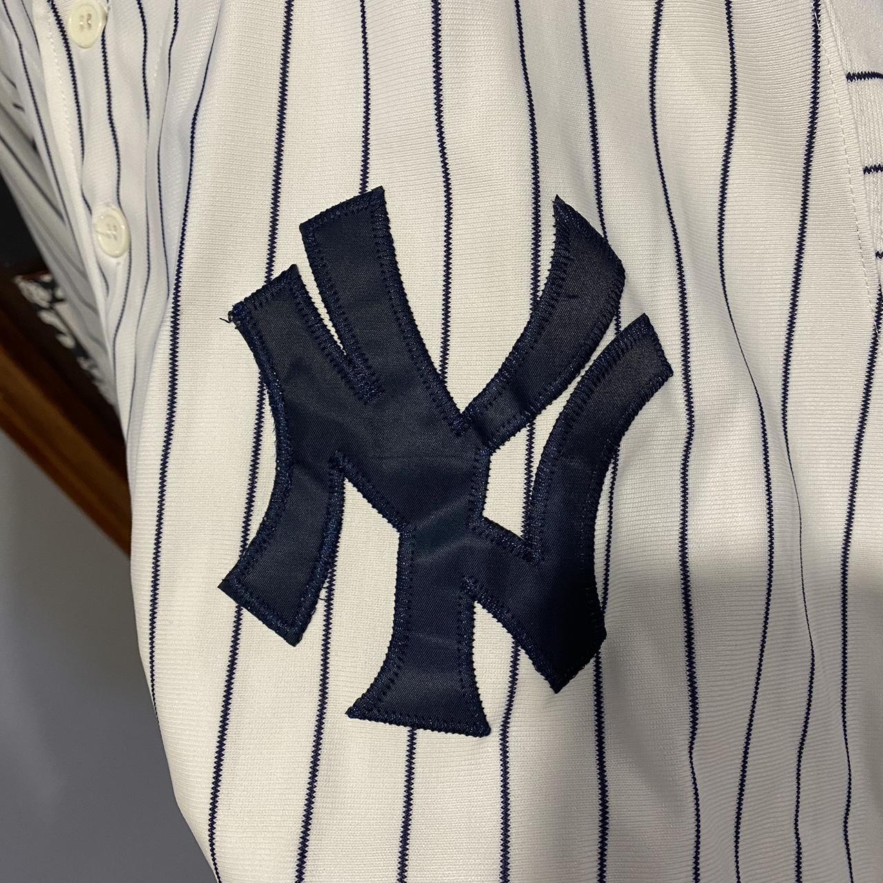 New York Yankees: Mark Teixeira 2009 White Pinstripe Majestic