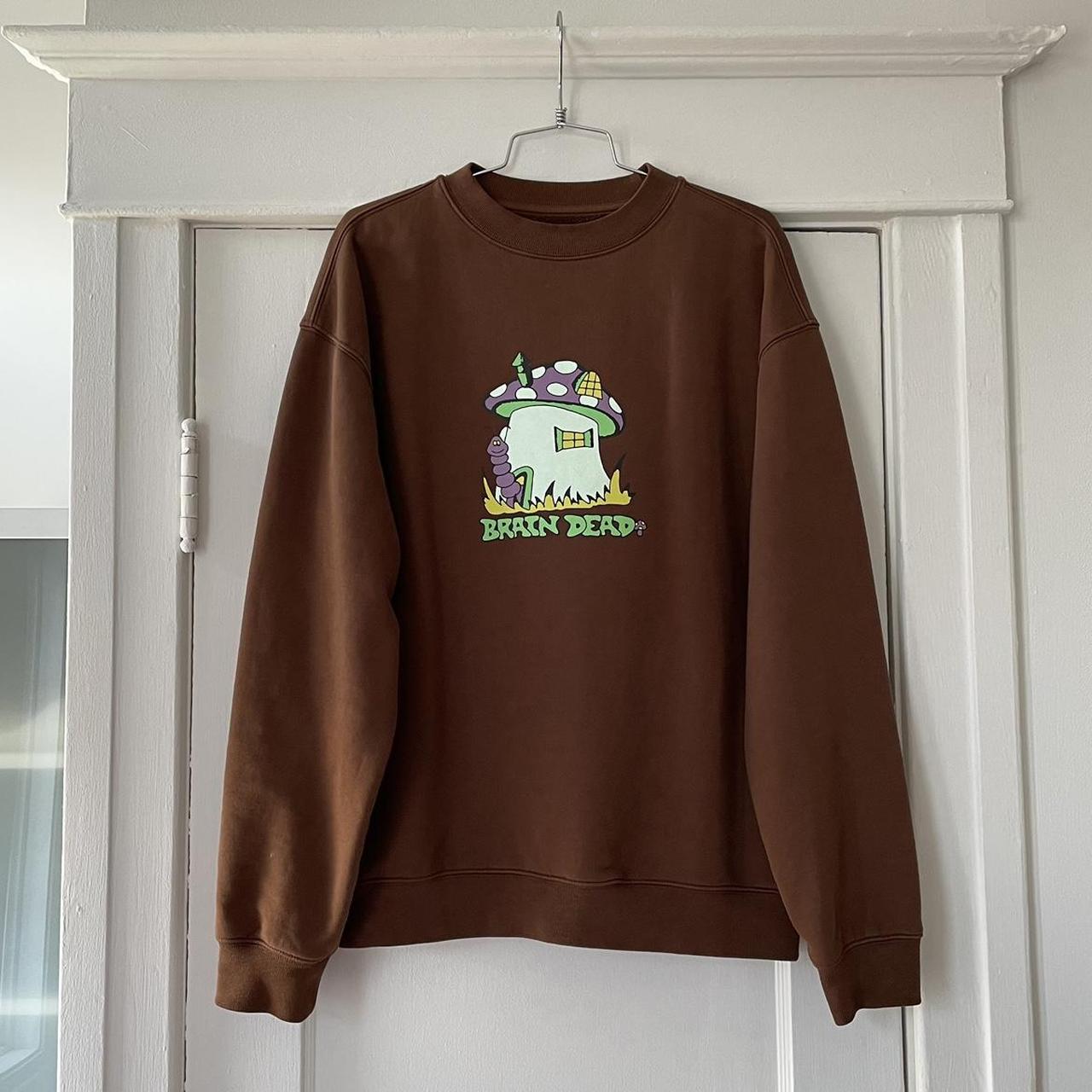 ⭐*️様 BRAIN DEAD Mushroom house crewneck Brain Dead Mushroom