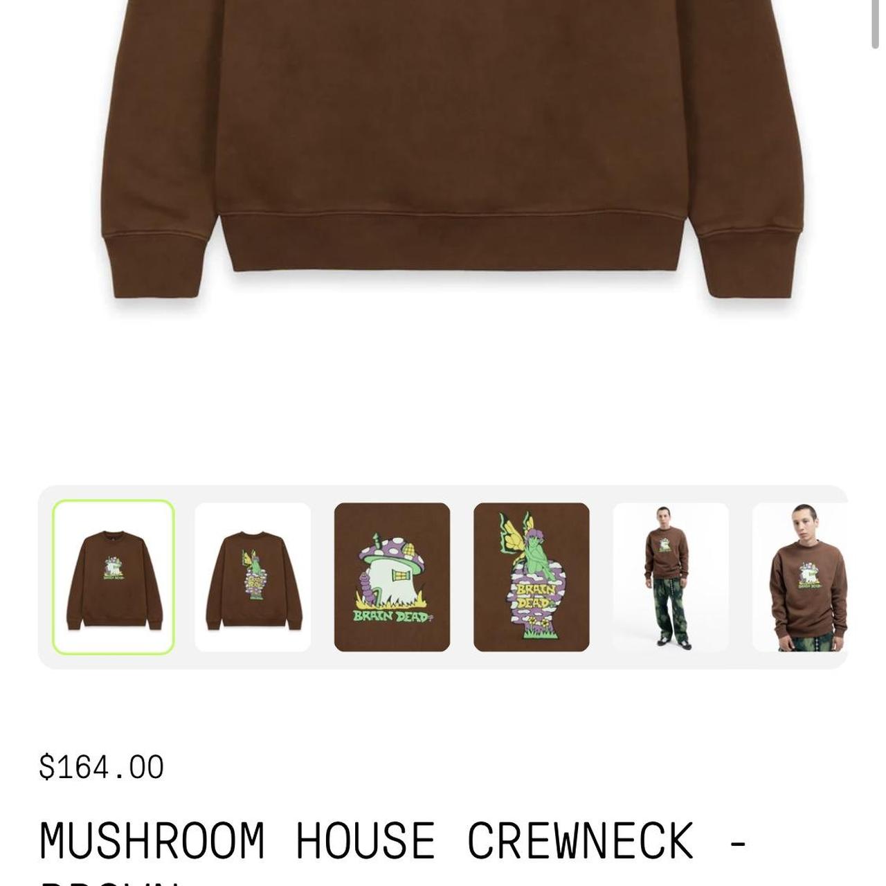 ⭐*️様 BRAIN DEAD Mushroom house crewneck Brain Dead Mushroom House Crewneck Sweatshirt Men's S | eBay