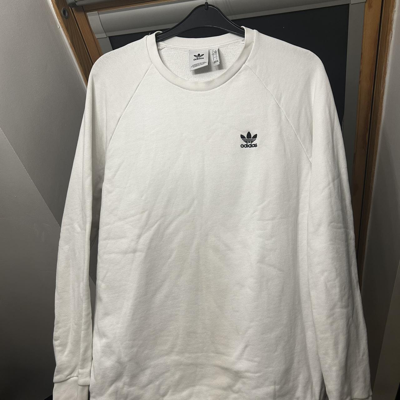 Adidas originals hotsell white jumper