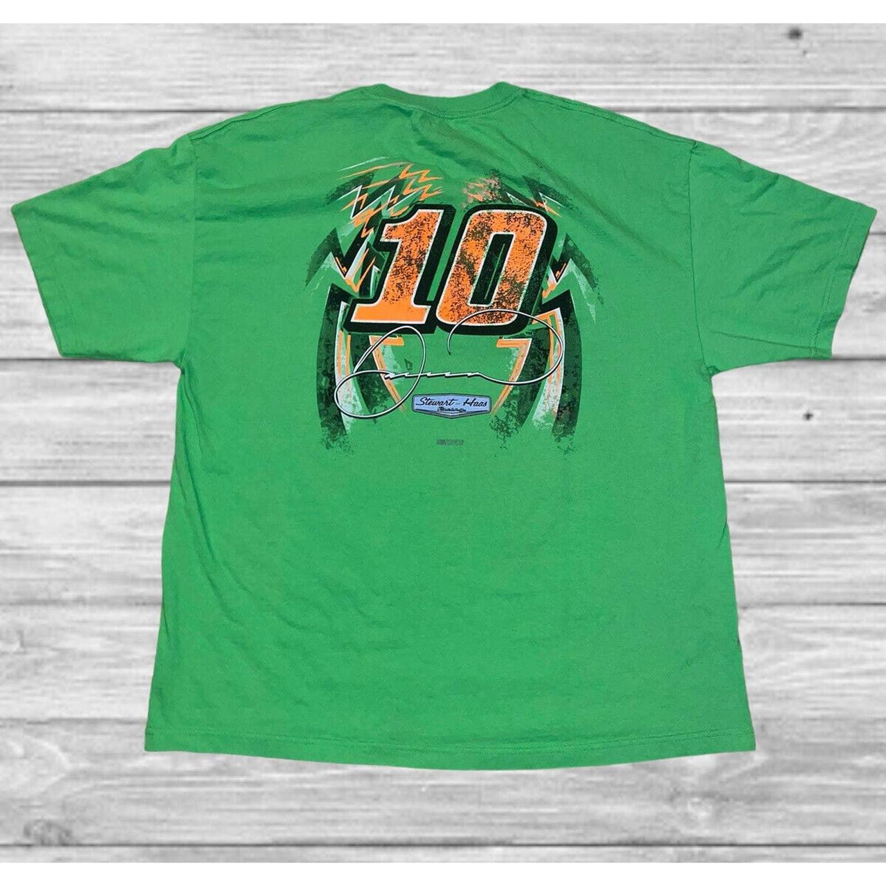 NASCAR Men's Green Shirt | Depop