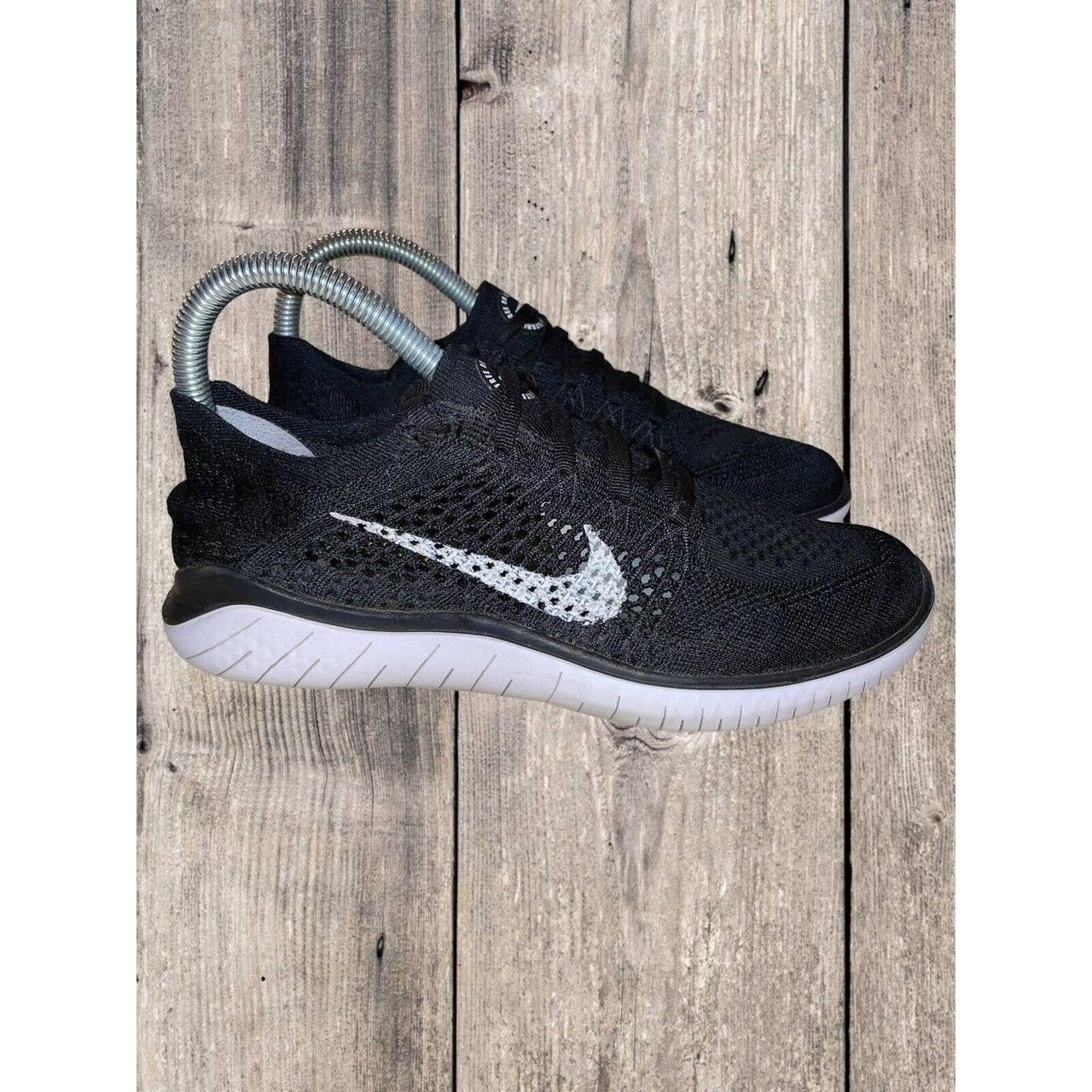 Nike free rn flyknit on sale 2018 women's running shoe black