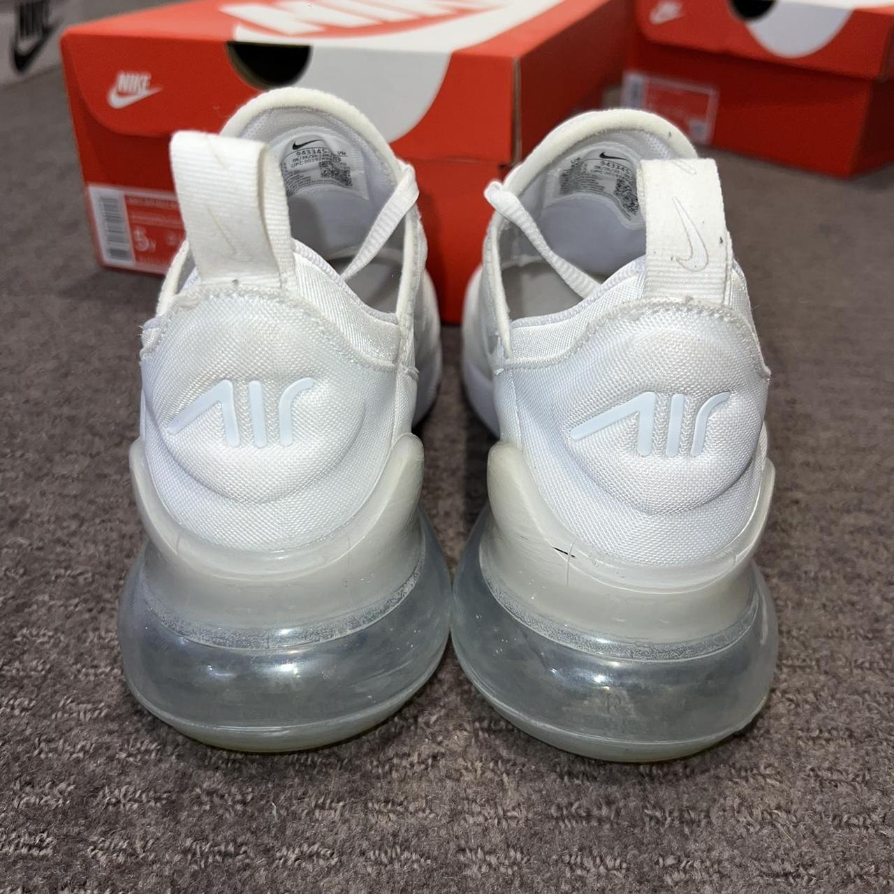 Nike 270 All White Grades School GS Youth. Size Depop