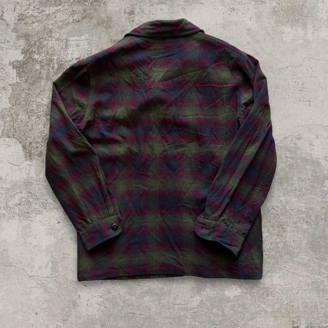 Pendleton Men's Duster Jacket - Multi/Green - L –… - image 7