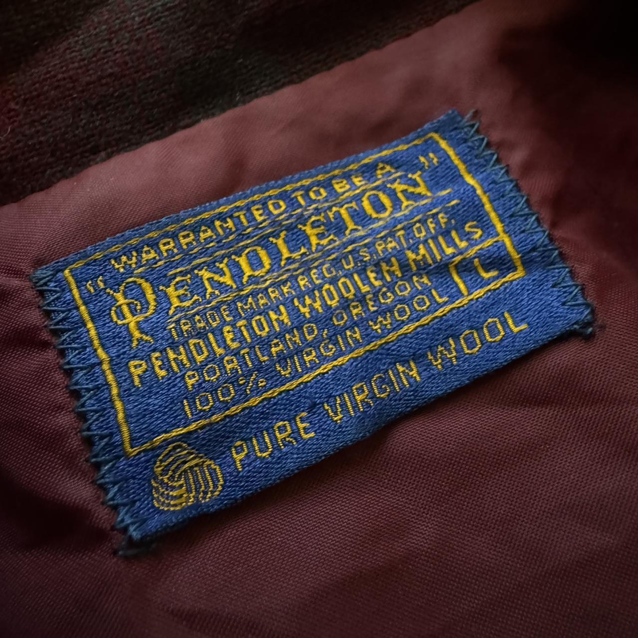 Pendleton Men's Duster Jacket - Multi/Green - L –… - image 4