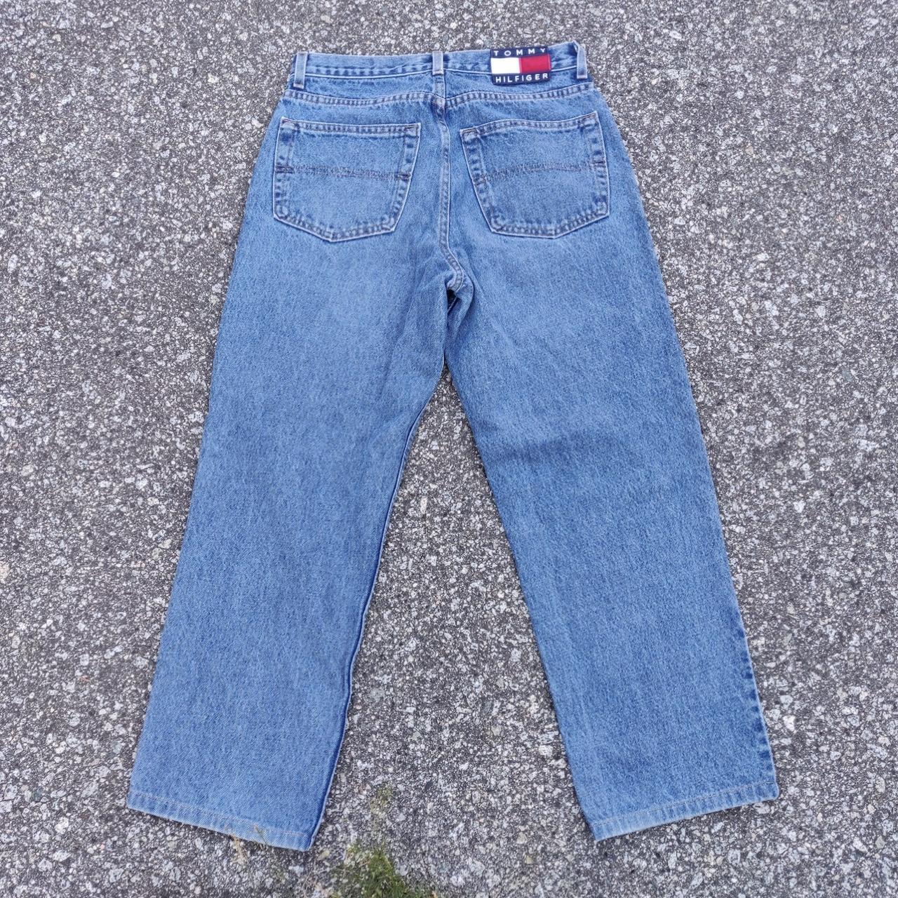 VINTAGE TOMMY HILFIGER BAGGY JEANS Really Loved Depop