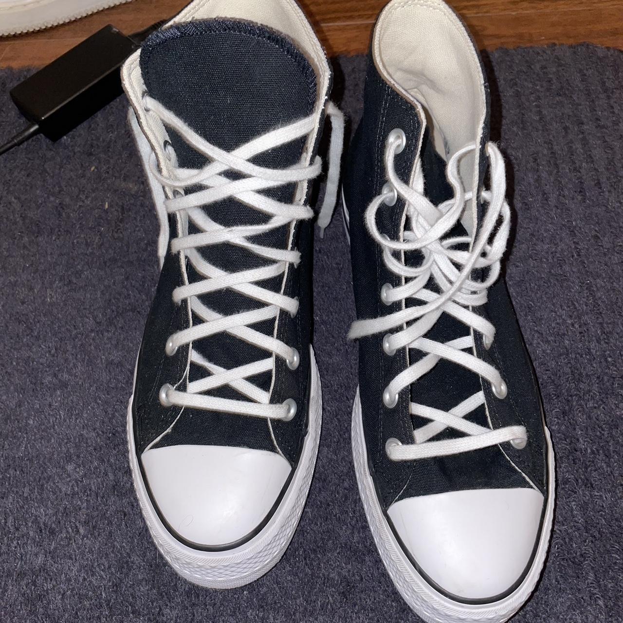 Converse high tops store slim sole