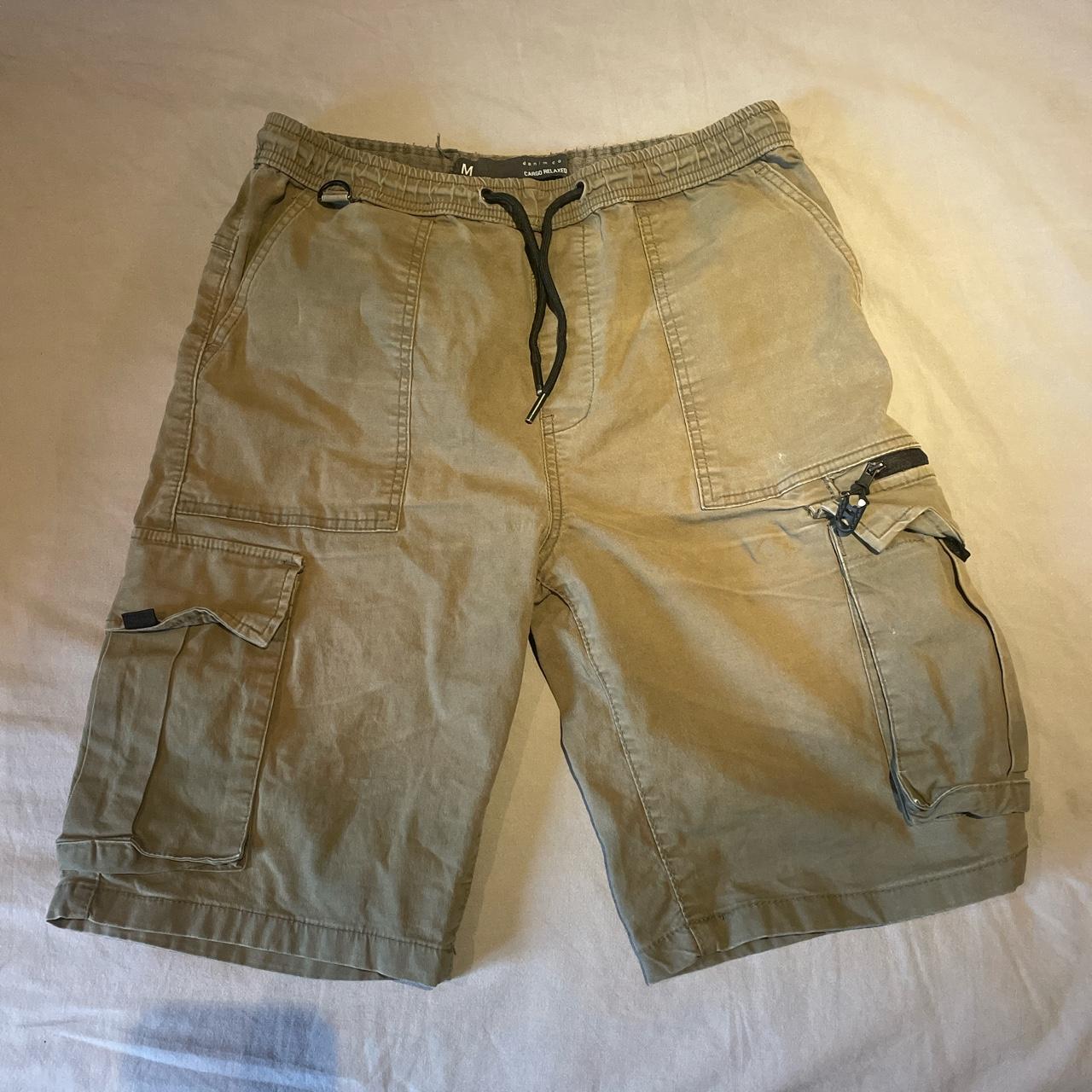 Green cargo shorts Perfect for summer Great... - Depop