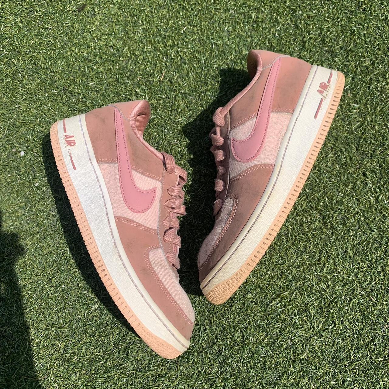 Nike air force pink fashion trainers