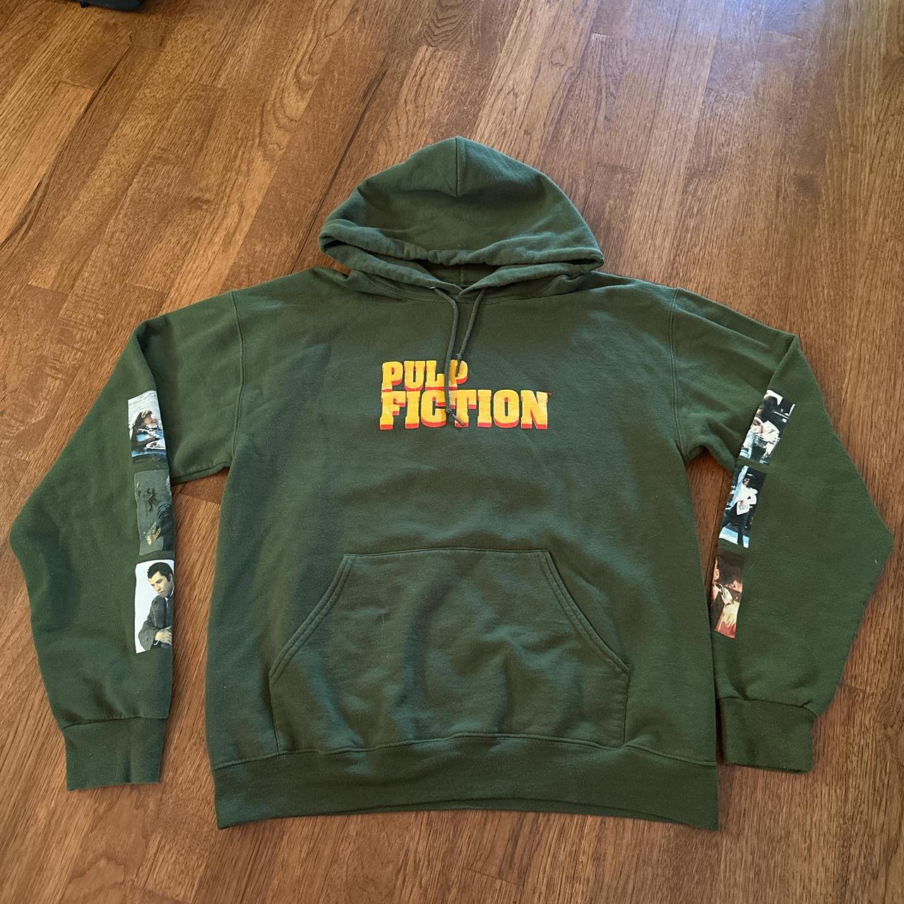 Pulp Fiction Green Hoodie Men s Medium