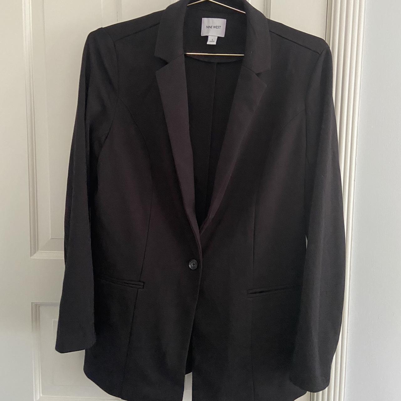 Nine west black blazer hotsell