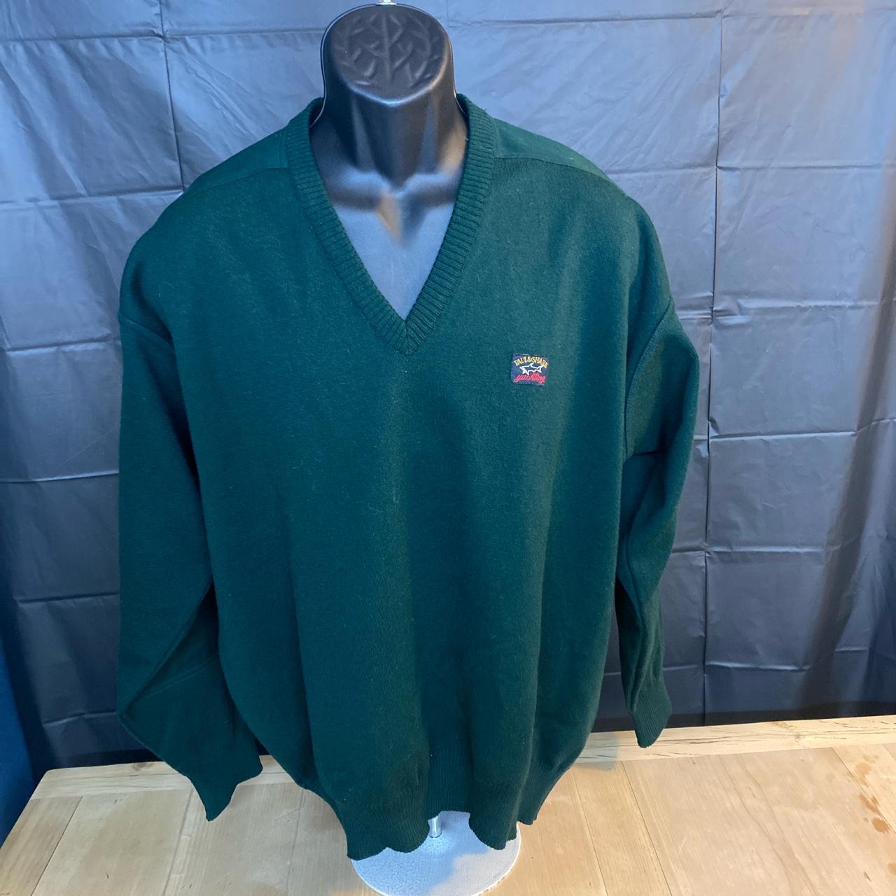 Paul and shark outlet green jumper