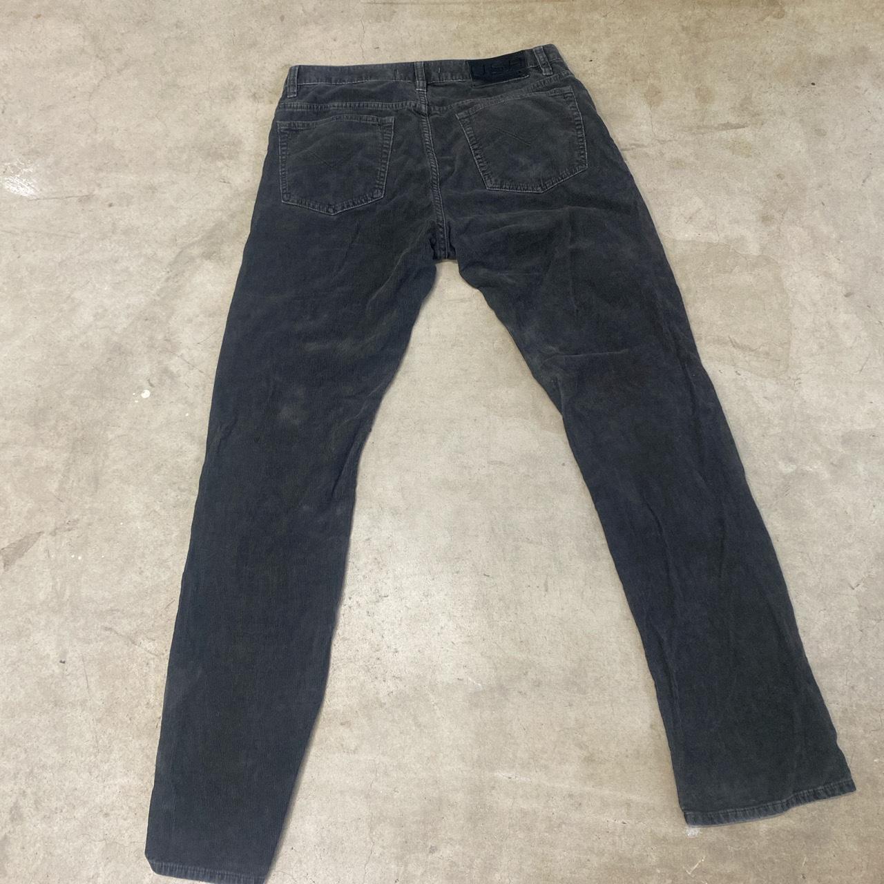 John Varvatos Corduroy Pants in a nice faded black,... - Depop