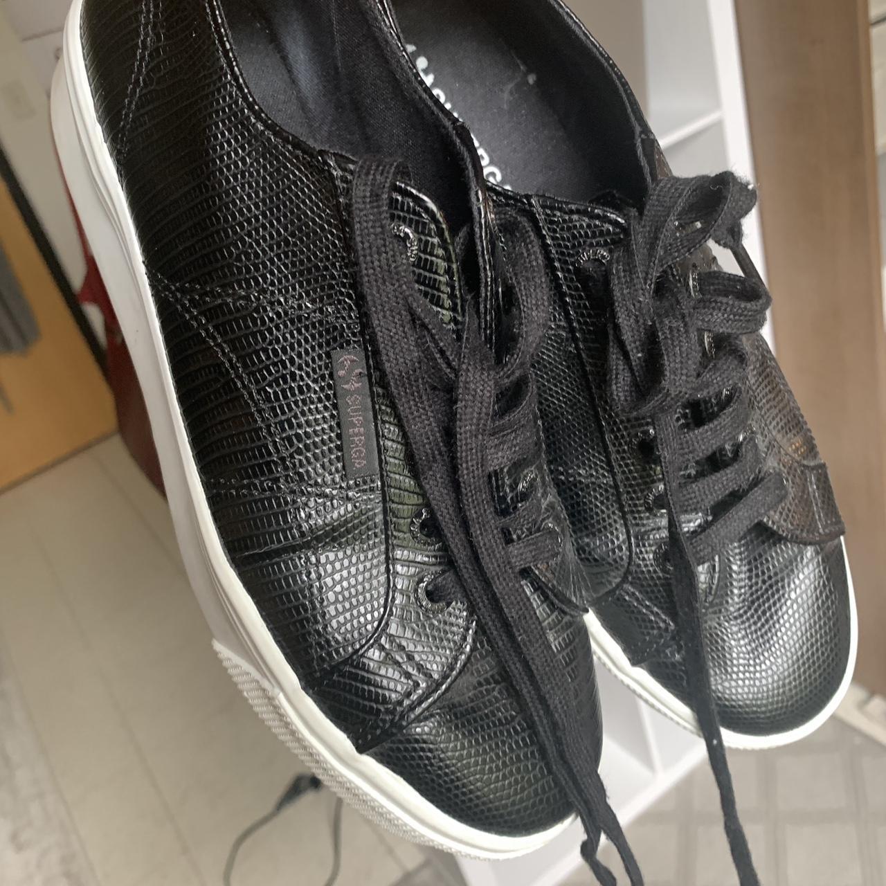 superga platform leather