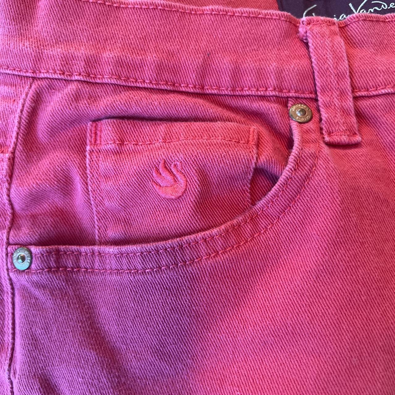 Gloria Vanderbilt flare jeans in bright RED! These - Depop