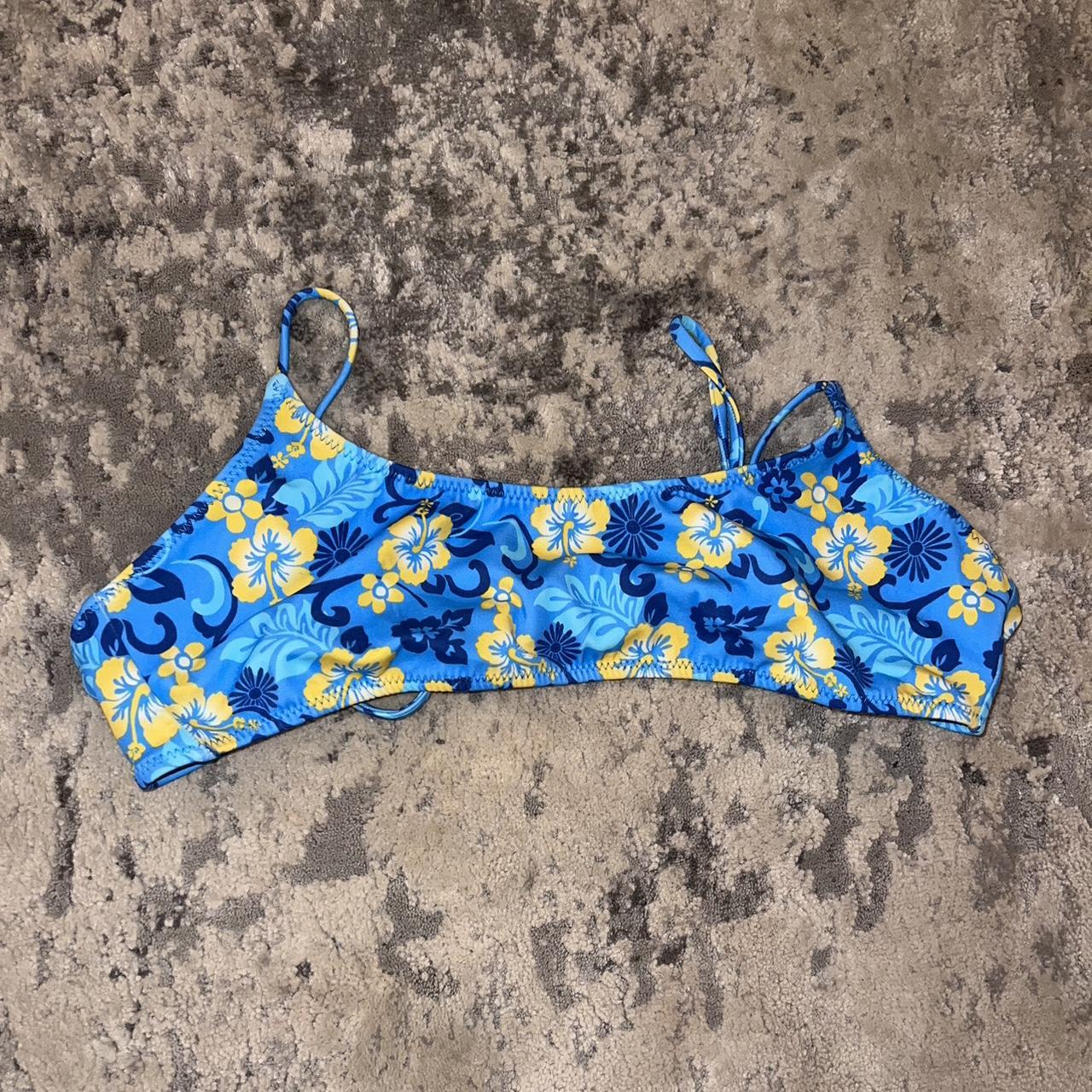 Super cute floral bikini top! triangl hashtag for... Depop