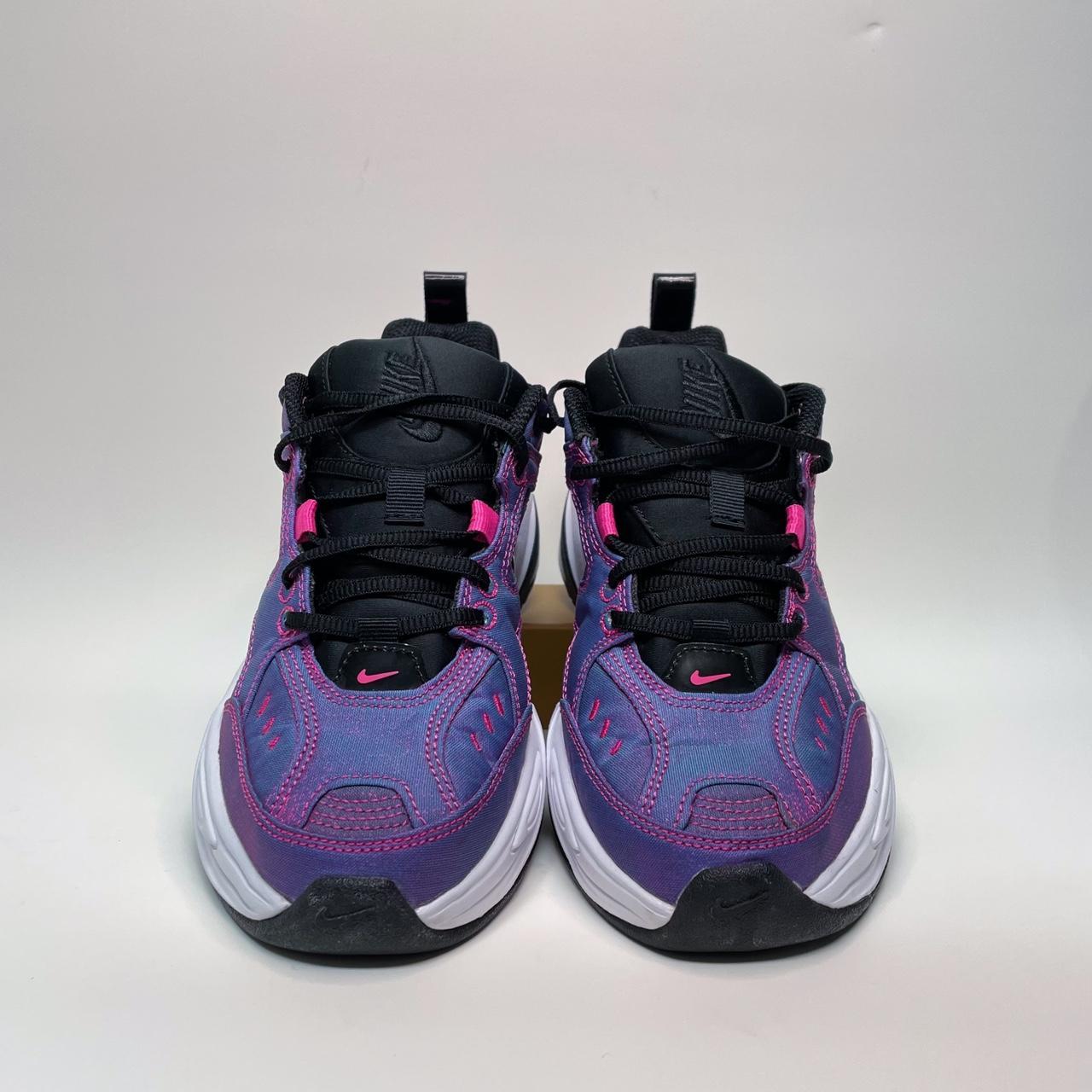 Nike m2k tekno trainers cheap in iridescent pink and blue