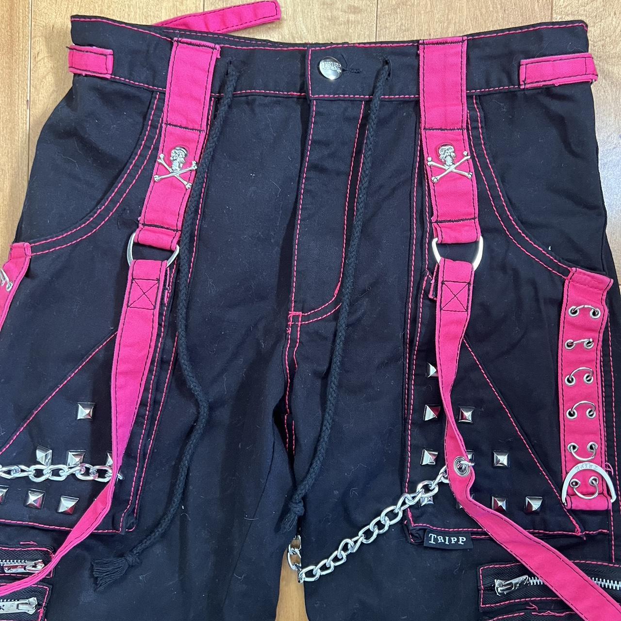 Black and best sale pink tripp pants