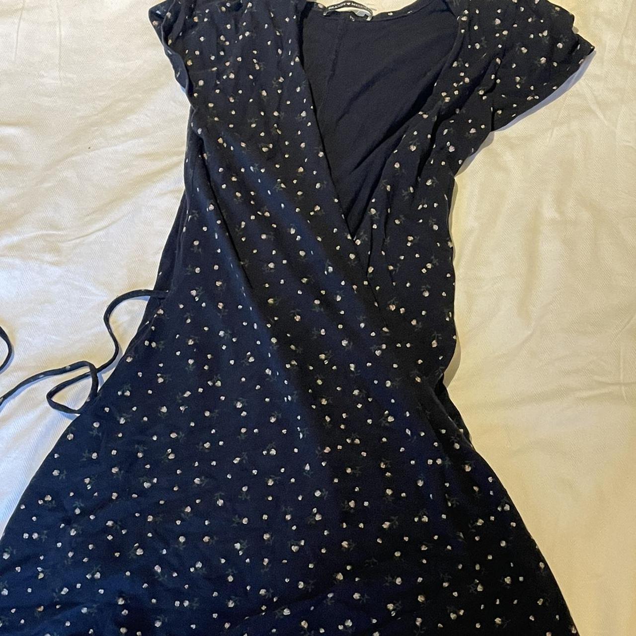 Brandy Melville Women's Navy Dress Depop