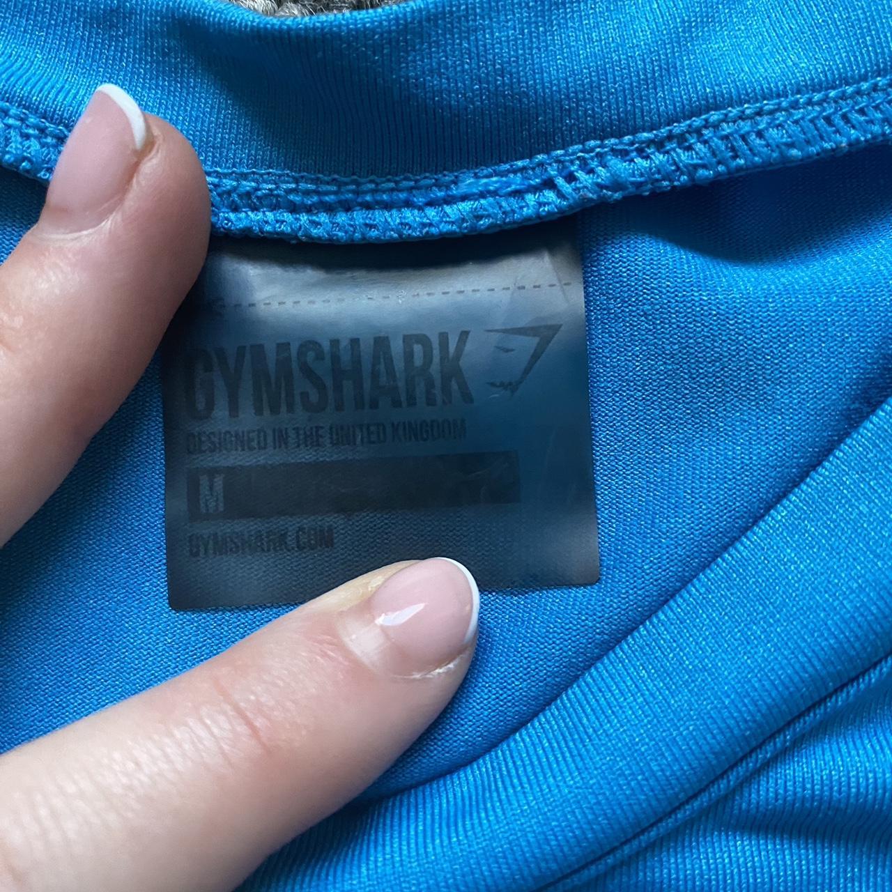 Gymshark royal blue t shirt really old and some of... - Depop