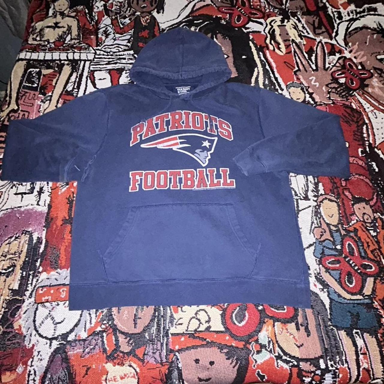 NFL New England Patriots Men's Old Reliable Fashion Hooded Sweatshirt - S