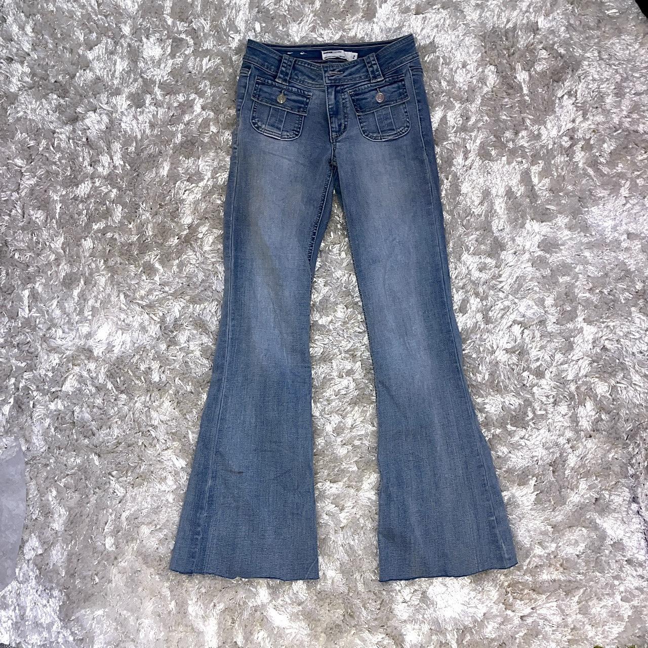 garage low rise flare jeans so so cute no flaws,... - Depop