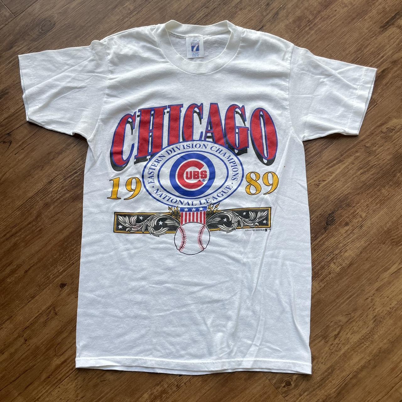 Vintage 1989 Chicago Cubs T-Shirt #blackfriday - Depop