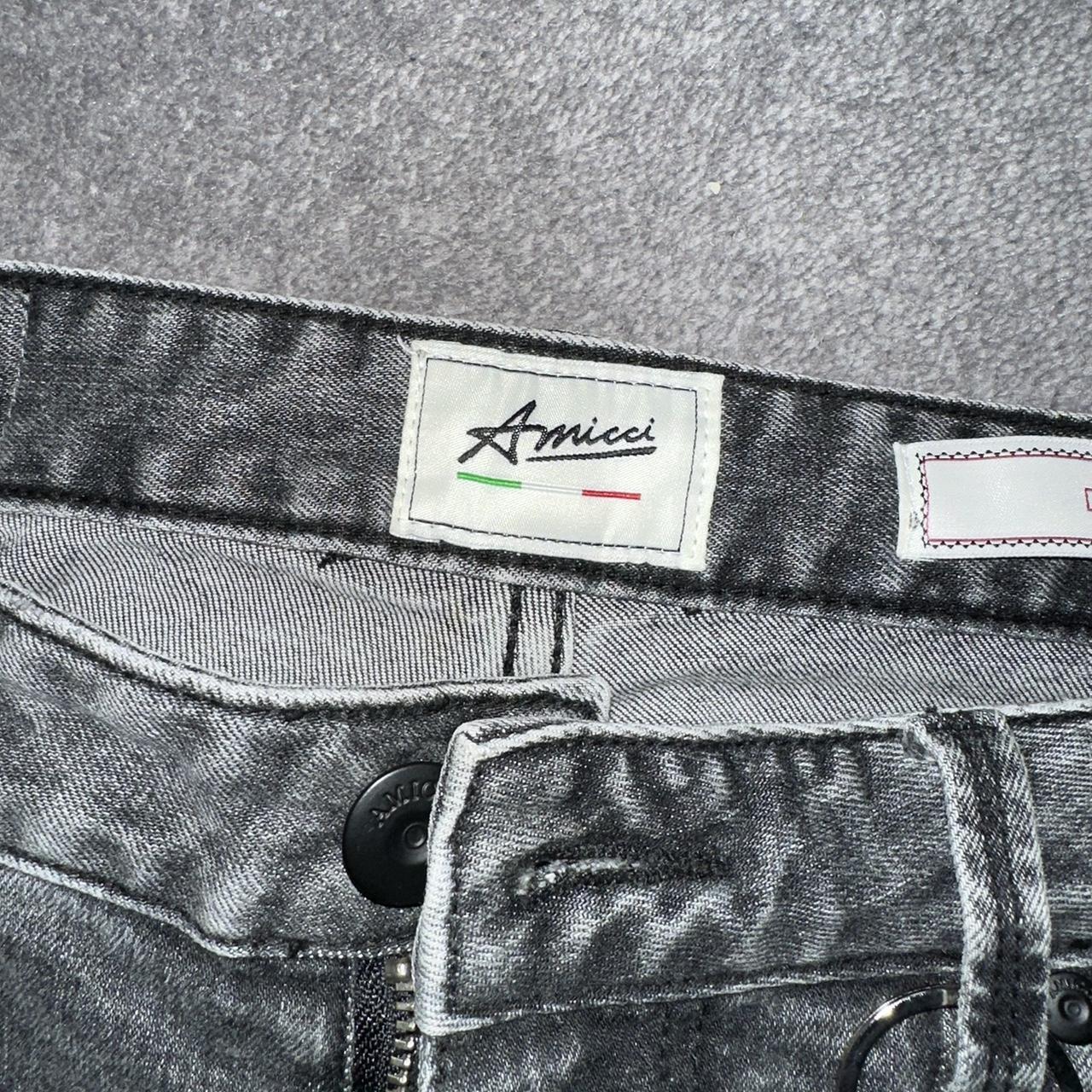 Amici Biella Grey jeans size 32 worn once - Depop