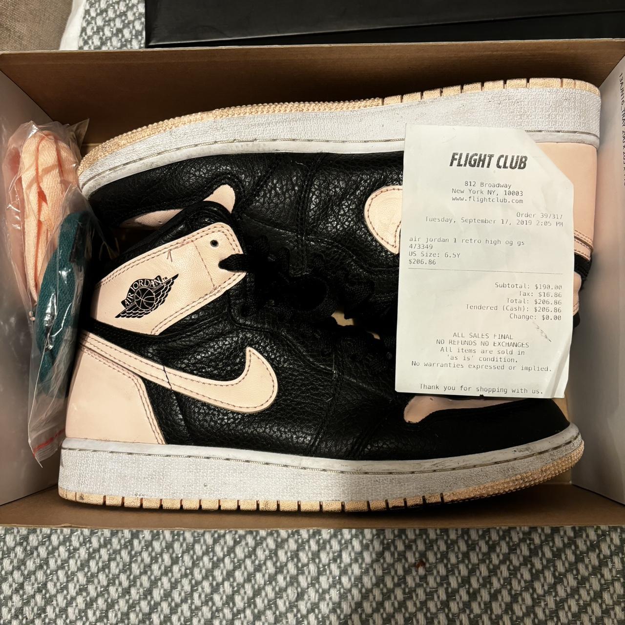 Nike air jordan 1 retro high og gs crimson tint best sale