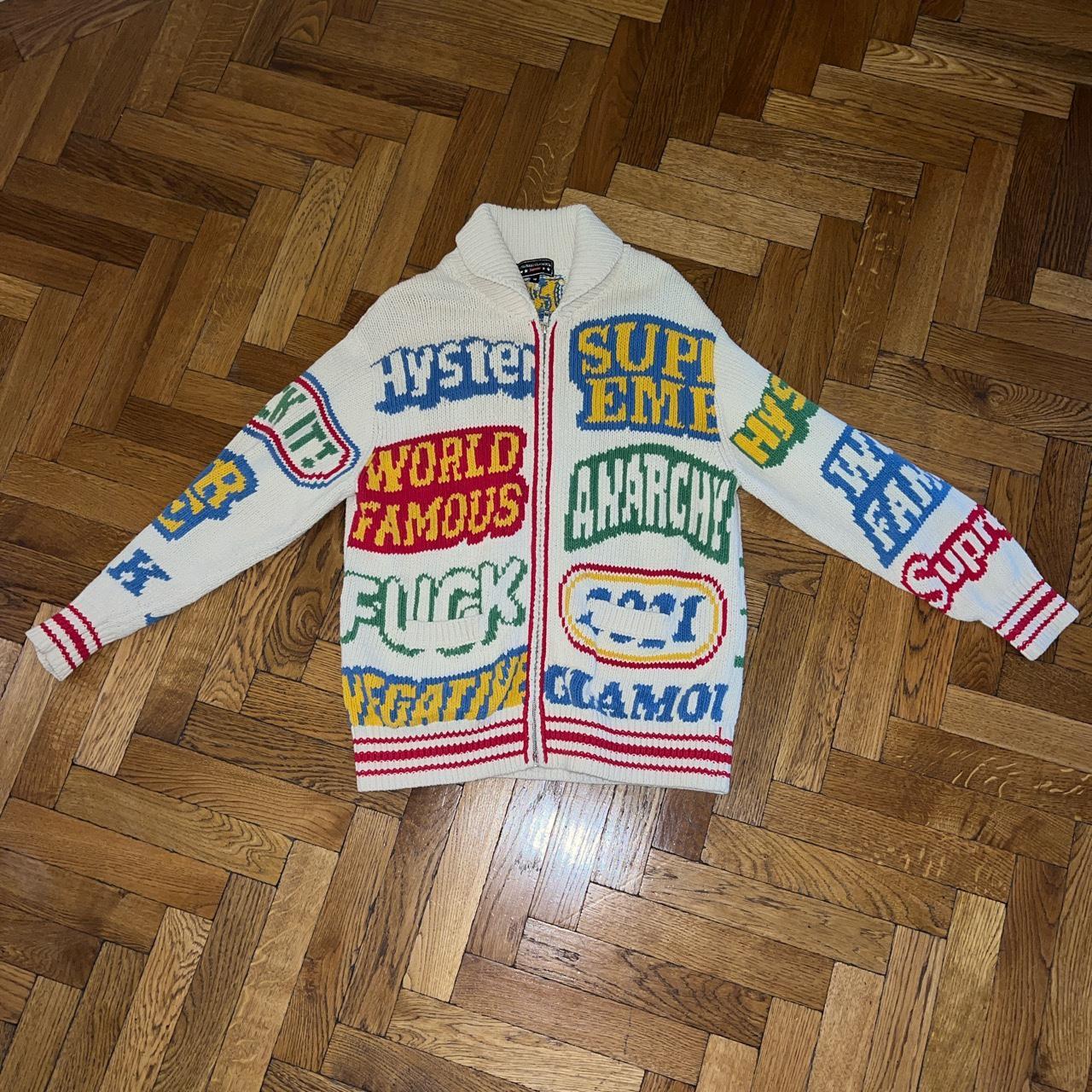 Supreme Patchwork Mohair Cardigan