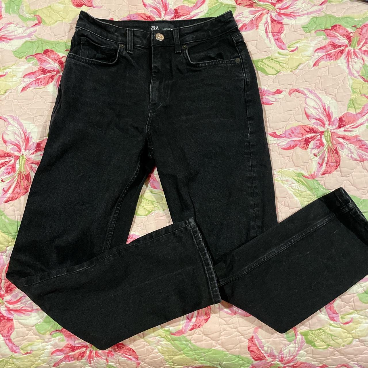 Zara Women's Black Jeans Depop