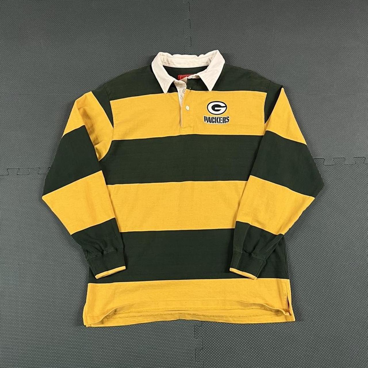 Vintage Y2K Packers NFL Team Apparel Long Sleeve Tee - Depop