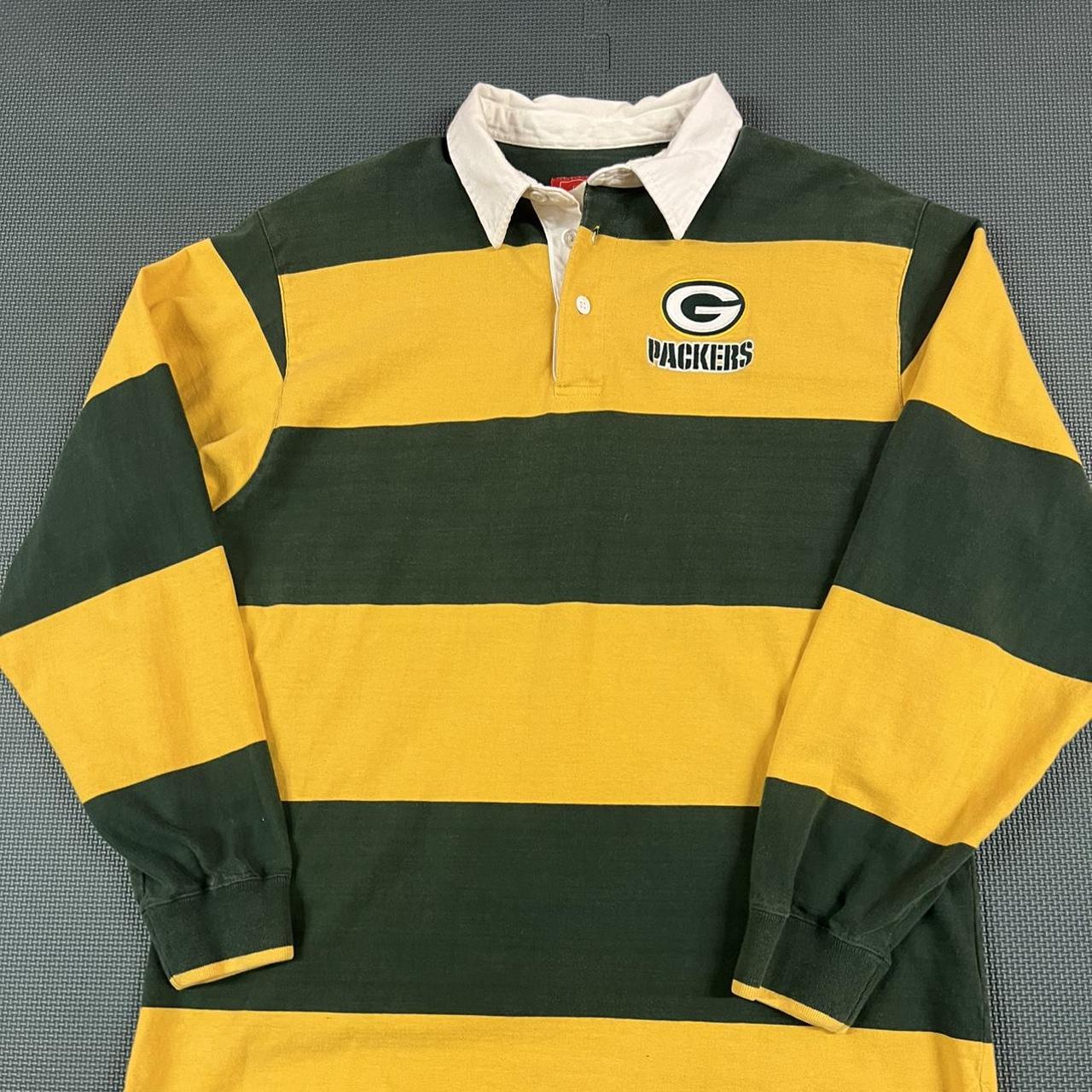 Vintage Y2K Packers NFL Team Apparel Long Sleeve Tee - Depop