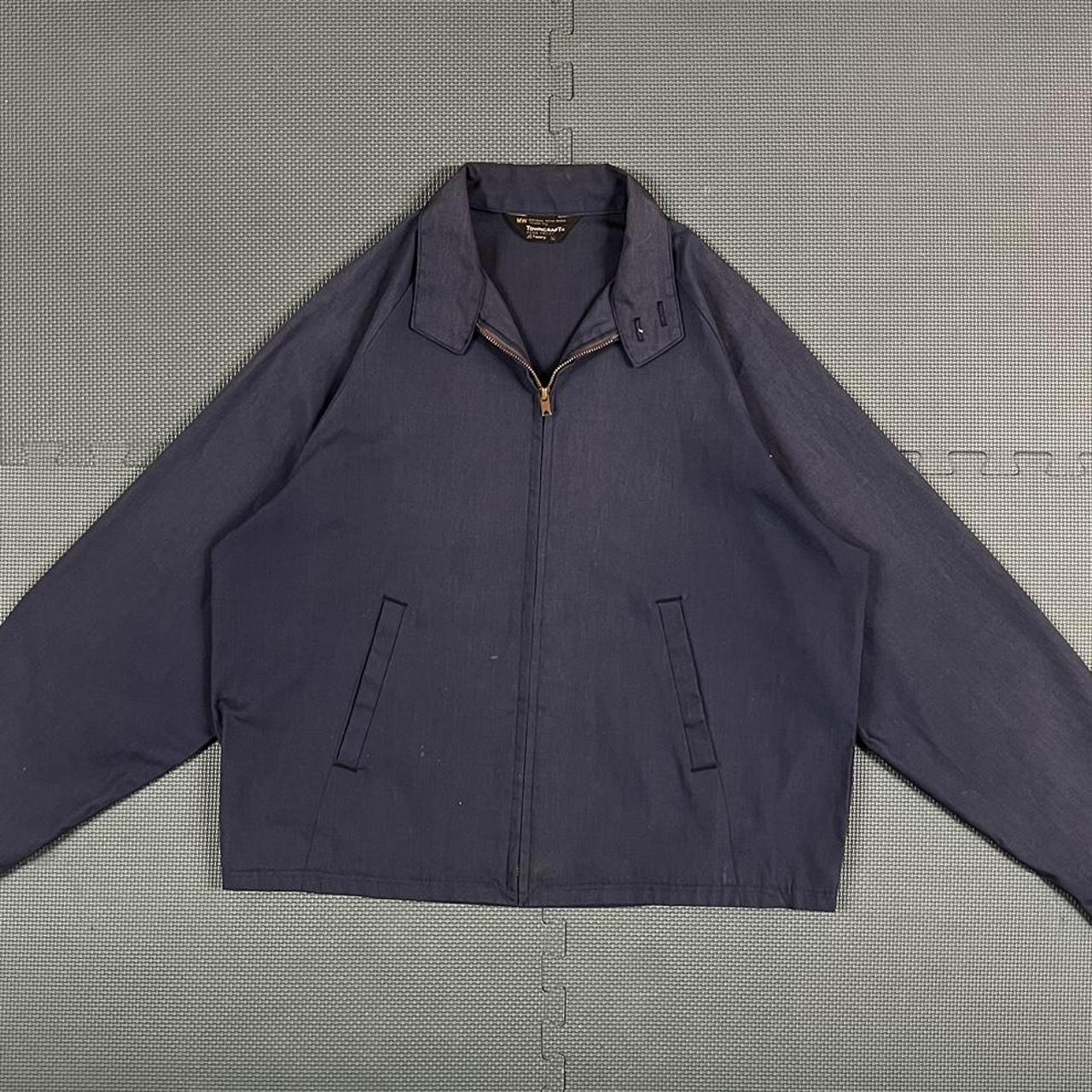 JCPenney Men's Blue and Navy Jacket Depop