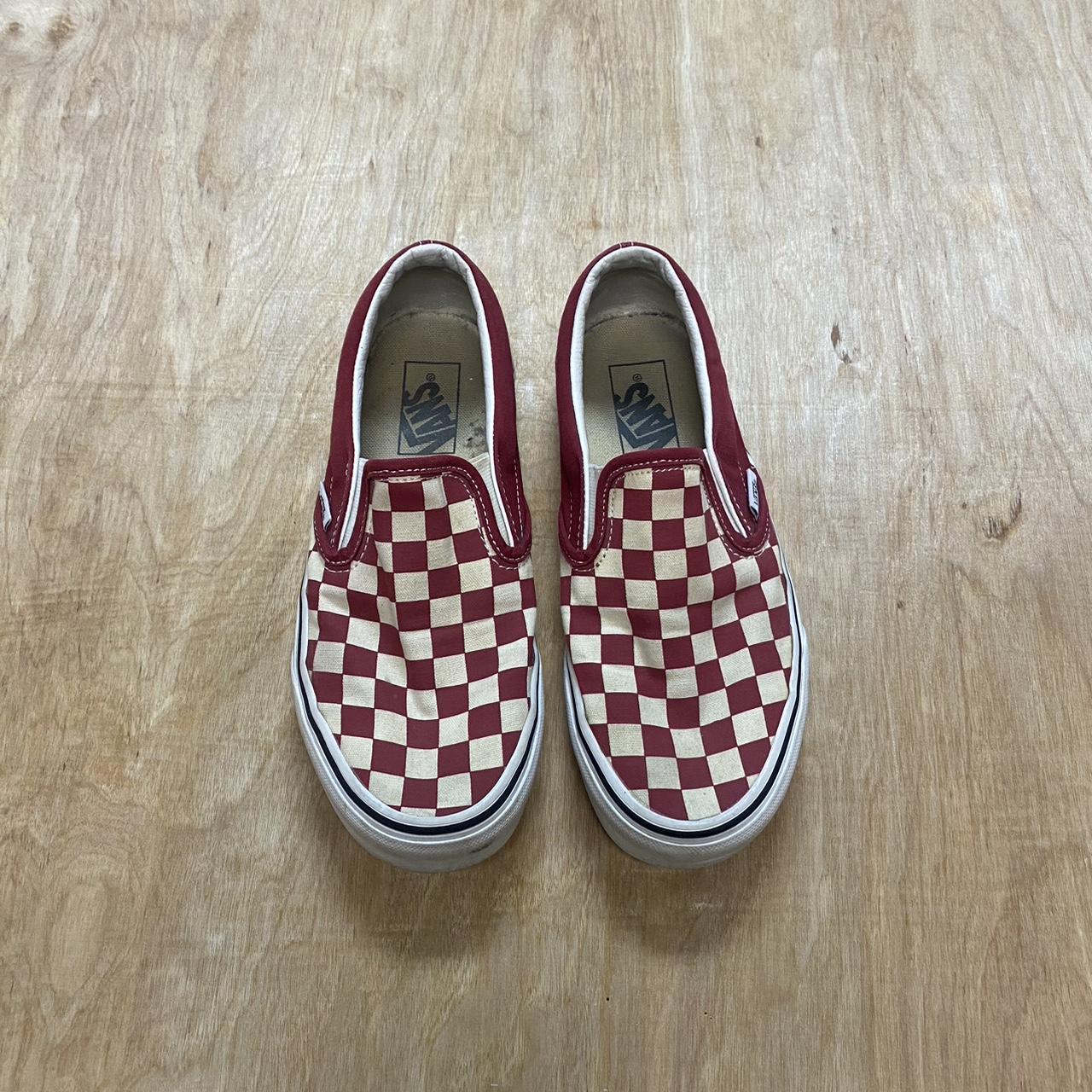 Plaid Red Sneakers