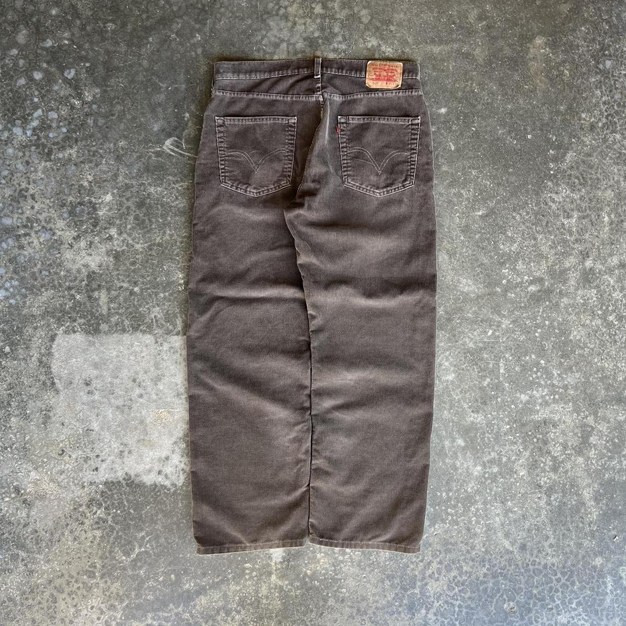 Vintage Levis Baggy Corduroy Pants Mocha Brown Cord Depop