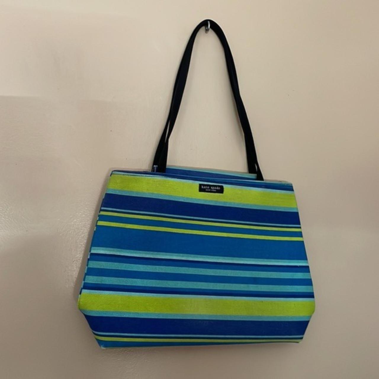 Kate spade discount blue striped purse