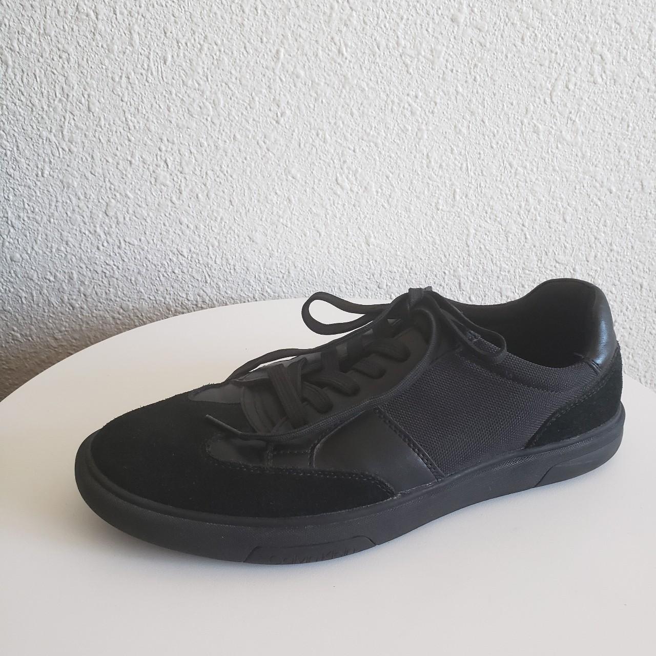 Calvin Klein Men Sneakers Low Top Casual Gaius Suede... - Depop