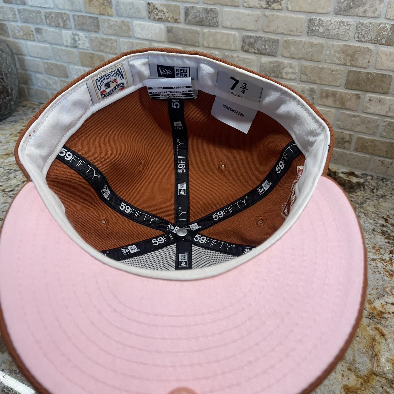 New York Yankees fitted hat pink UV Subway series - Depop